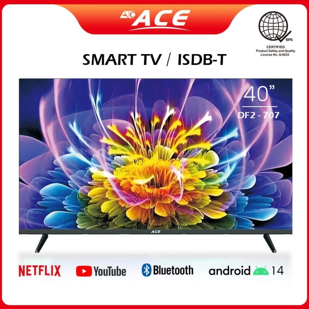 40" ACE SMART TV TV LED-707 DE2