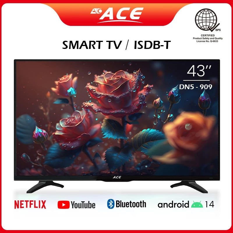 43" ACE SMART TV LED-909 DN5