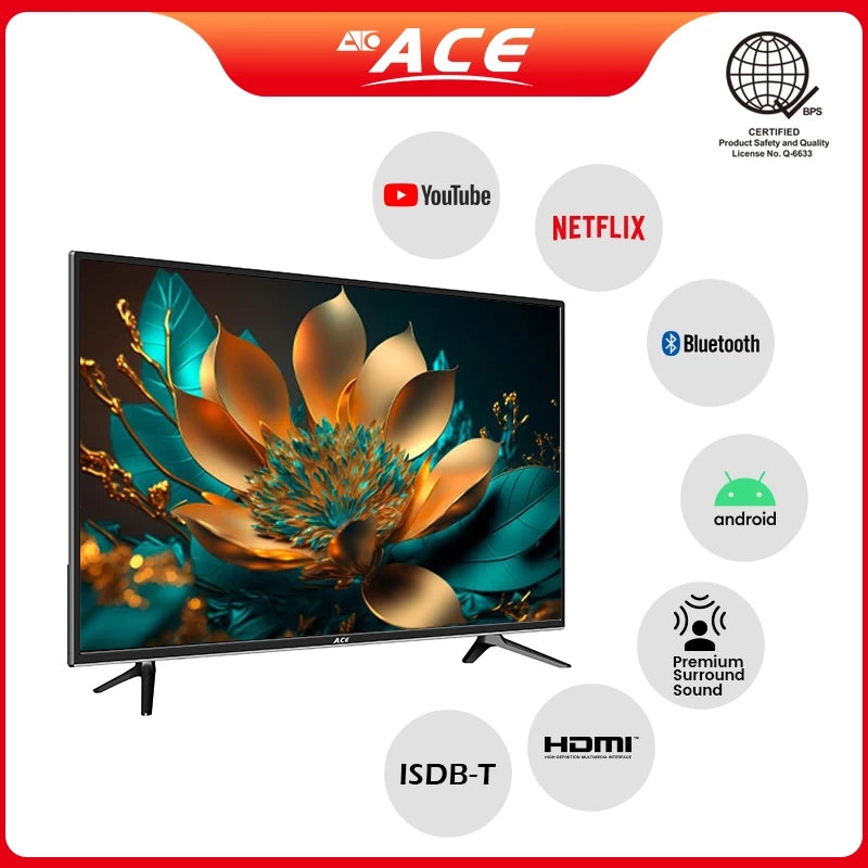 32" ACE SMART TV LED-808 ZE19