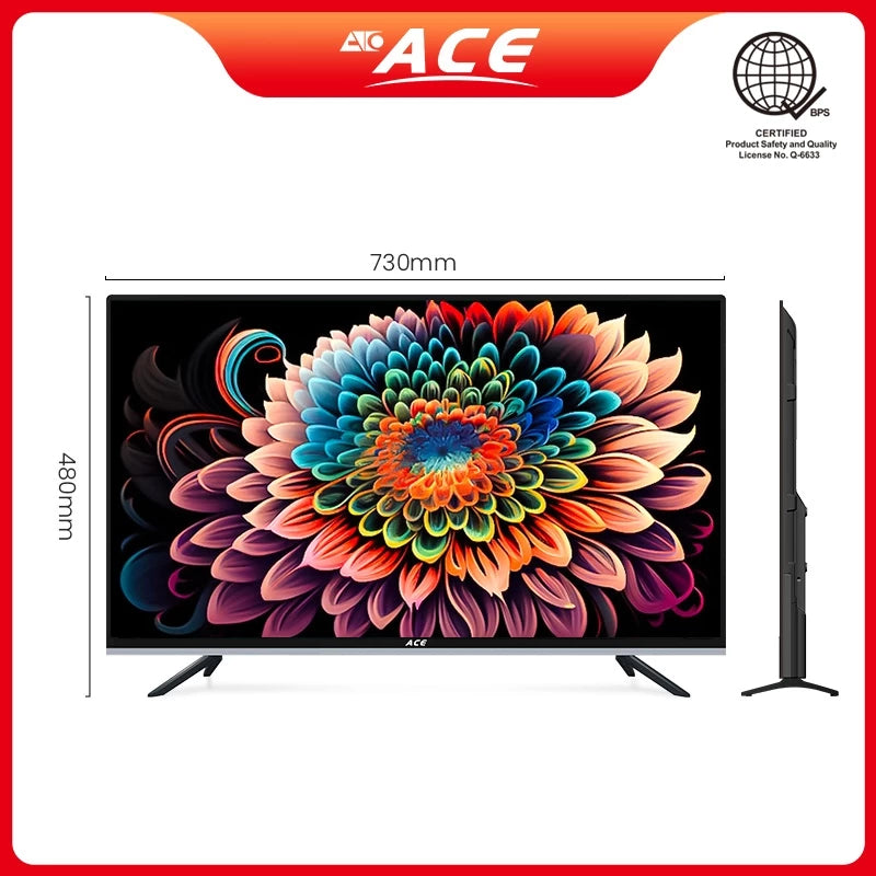32" ACE SMART TV LED-808 DN2 TEMPERED GLASS PROTECTION